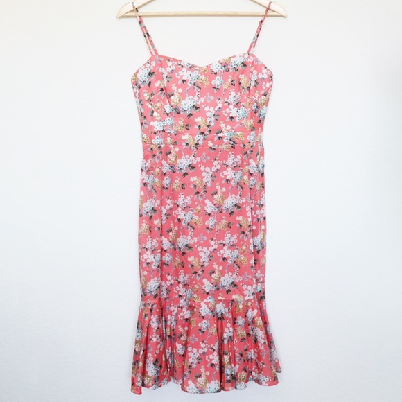 Jcrew Ruffle-hem midi dress in Liberty® floral 2 - Picture 2 of 4